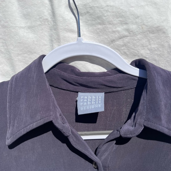 Gray long button up - Picture 3 of 3